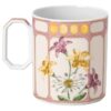 Idyllia-Becher aus Porzellan, Kristall-Print-Motiv, Fink, Rosa Idyllia-Becher aus Porzellan, Kristall-Print-Motiv, Fink, Rosa