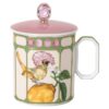 Idyllia-Becher aus Porzellan, Kristall-Print-Motiv, Fliegenschnäpper, grün Idyllia-Becher aus Porzellan, Kristall-Print-Motiv, Fliegenschnäpper, grün