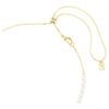 Idyllia Choker Kristallperle, gemischte Schliffe, Biene, weiss, vergoldet Idyllia Choker Kristallperle, gemischte Schliffe, Biene, weiss, vergoldet