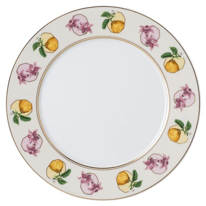 Idyllia Dessertteller aus Porzellan, Kristall-Print-Motiv, Lily Citron, mehrfarbig Idyllia Dessertteller aus Porzellan, Kristall-Print-Motiv, Lily Citron, mehrfarbig