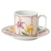 Idyllia Espressotasse mit Untertasse aus Porzellan, Kristall-Print-Motiv, Citron, mehrfarbig Idyllia Espressotasse mit Untertasse aus Porzellan, Kristall-Print-Motiv, Citron, mehrfarbig