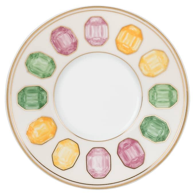 Idyllia Espressotasse mit Untertasse aus Porzellan, Kristall-Print-Motiv, Citron, mehrfarbig Idyllia Espressotasse mit Untertasse aus Porzellan, Kristall-Print-Motiv, Citron, mehrfarbig