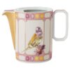 Idyllia-Kaffeekanne aus Porzellan, Kristalldruck-Motiv, Vogel, mehrfarbig Idyllia-Kaffeekanne aus Porzellan, Kristalldruck-Motiv, Vogel, mehrfarbig