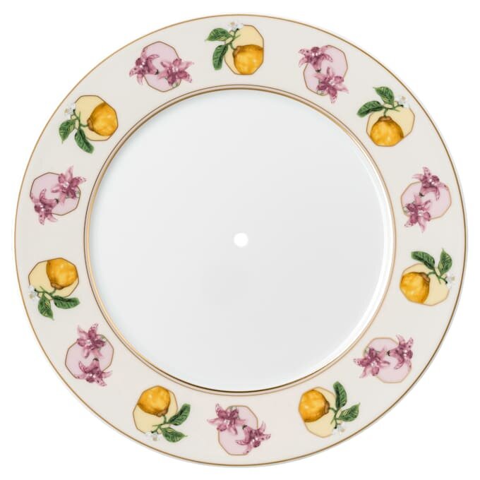 Idyllia éTagèRe Porzellan, Kristalldruck-Motiv, Lily Citron, klein, mehrfarbig Idyllia éTagèRe Porzellan, Kristalldruck-Motiv, Lily Citron, klein, mehrfarbig