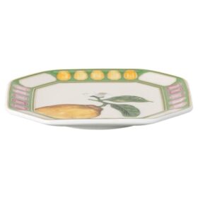 Idyllia Vide Poche Porzellan, Kristall-Druckmotiv, Zitrone, mehrfarbig
