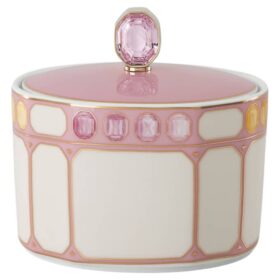 Idyllia Zuckerdose aus Porzellan, rosa