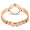 Illumina-Uhr Swiss Made, Metallarmband, Roségold-Farbton, roségoldfarbene Oberfläche