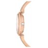 Illumina-Uhr Swiss Made, Metallarmband, Roségold-Farbton, roségoldfarbene Oberfläche