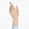 Imber-Armband mit gemischten Rundschliffen, weiss, rhodiniert Imber-Armband mit gemischten Rundschliffen, weiss, rhodiniert