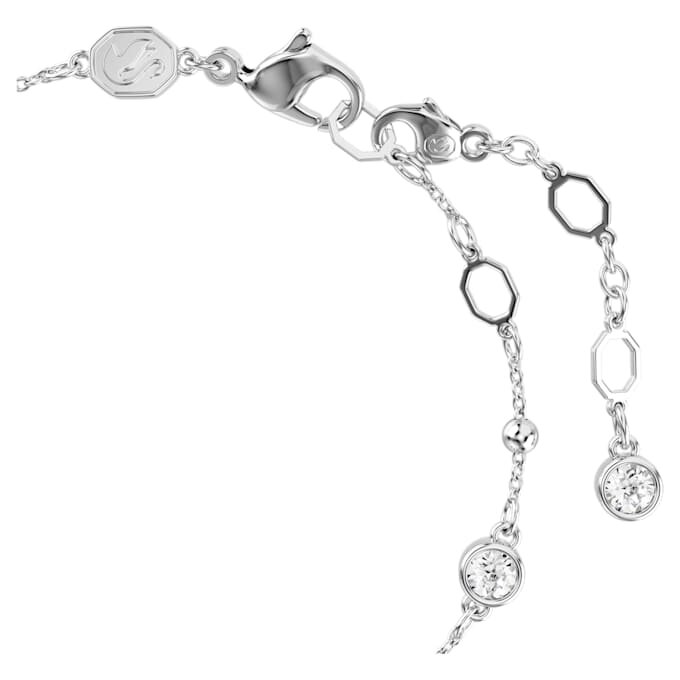 Imber-Armband, Rundschliff, weiss, rhodiniert Imber-Armband, Rundschliff, weiss, rhodiniert