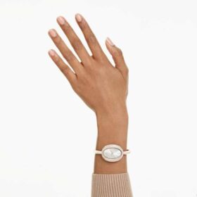 Imber Armreih-Uhr Swiss Made, Metallarmband, Goldfarbig, champagnerfarbene PVD-Beschichtung