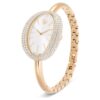 Imber Armreih-Uhr Swiss Made, Metallarmband, Goldfarbig, champagnerfarbene PVD-Beschichtung