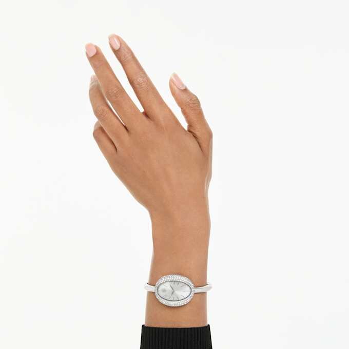 Imber Armreih-Uhr Swiss Made, Metallarmband, silberfarben, Edelstahl Imber Armreih-Uhr Swiss Made, Metallarmband, silberfarben, Edelstahl