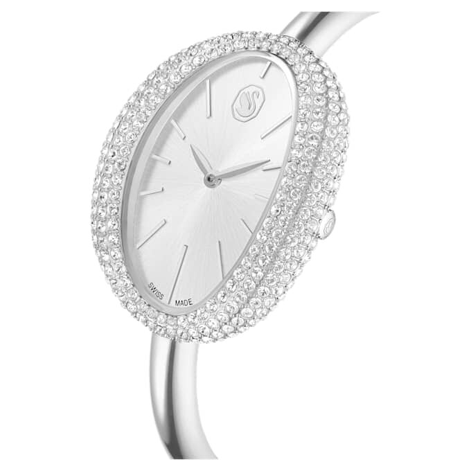 Imber Armreih-Uhr Swiss Made, Metallarmband, silberfarben, Edelstahl Imber Armreih-Uhr Swiss Made, Metallarmband, silberfarben, Edelstahl
