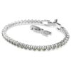 Imber Emily Tennisarmband mit rundgeschliffenen Steinen, schwarz, rhodiniert Imber Emily Tennisarmband mit rundgeschliffenen Steinen, schwarz, rhodiniert