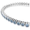 Imber Emily Tennisarmband, Rundschliff, Blau, rhodiniert Imber Emily Tennisarmband, Rundschliff, Blau, rhodiniert