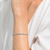 Imber Emily Tennisarmband, Rundschliff, weiss, rhodiniert Imber Emily Tennisarmband, Rundschliff, weiss, rhodiniert