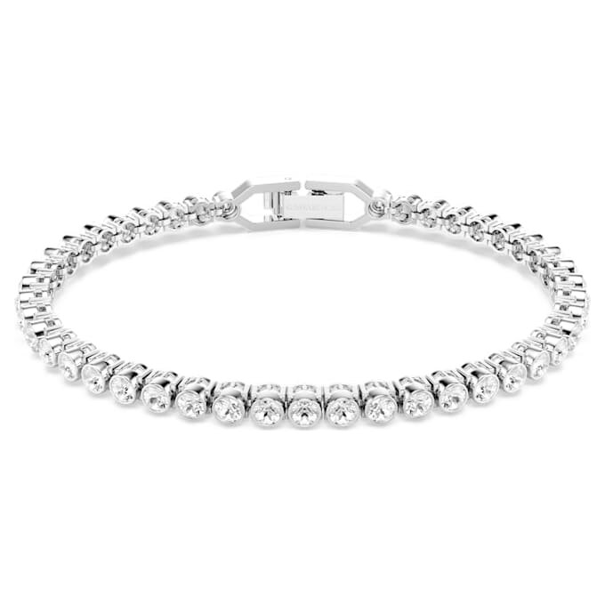 Imber Emily Tennisarmband, Rundschliff, weiss, rhodiniert Imber Emily Tennisarmband, Rundschliff, weiss, rhodiniert
