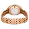 Imber Oval Uhr Swiss Made, Metallarmband, Goldfarbig, Roségold-Finish