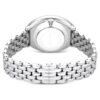 Imber Oval Uhr Swiss Made, Metallarmband, silberfarben, Edelstahl