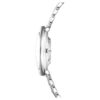 Imber Oval Uhr Swiss Made, Metallarmband, silberfarben, Edelstahl