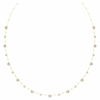 Imber Strandage, Rundschliff, weiss, goldfarben plattiert Imber Strandage, Rundschliff, weiss, goldfarben plattiert