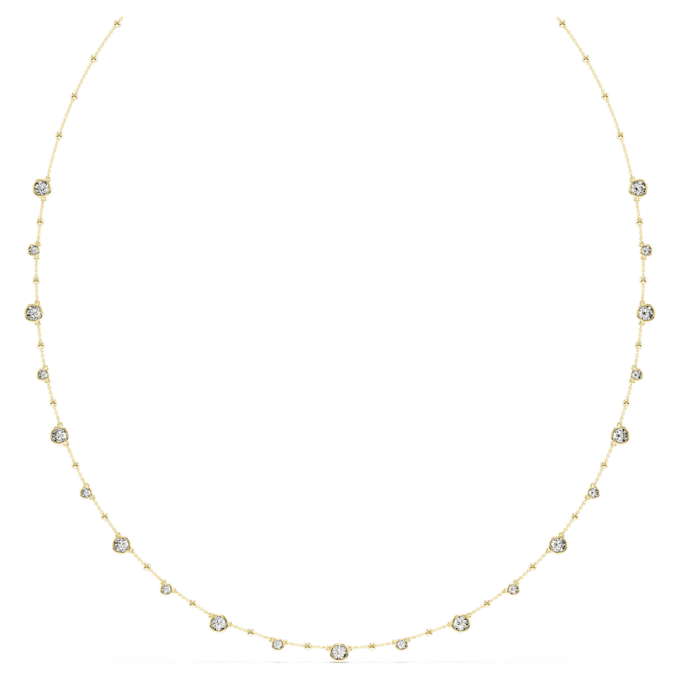 Imber Strandage, Rundschliff, weiss, goldfarben plattiert Imber Strandage, Rundschliff, weiss, goldfarben plattiert