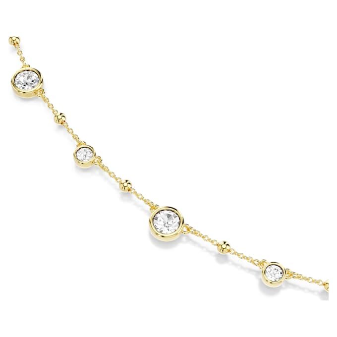 Imber Strandage, Rundschliff, weiss, goldfarben plattiert Imber Strandage, Rundschliff, weiss, goldfarben plattiert