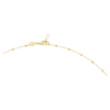 Imber Strandage, Rundschliff, weiss, goldfarben plattiert Imber Strandage, Rundschliff, weiss, goldfarben plattiert