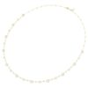 Imber Strandage, Rundschliff, weiss, goldfarben plattiert Imber Strandage, Rundschliff, weiss, goldfarben plattiert