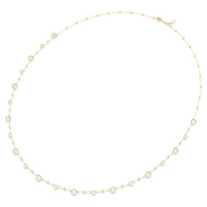 Imber Strandage, Rundschliff, weiss, goldfarben plattiert Imber Strandage, Rundschliff, weiss, goldfarben plattiert