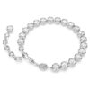 Imber Tennisarmband mit rundgeschliffenen Kristallen, weiss, rhodiniert Imber Tennisarmband mit rundgeschliffenen Kristallen, weiss, rhodiniert