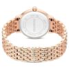 Imber Uhr Swiss Made, Metallarmband, Roségoldfarben, roségoldfarbene Oberfläche