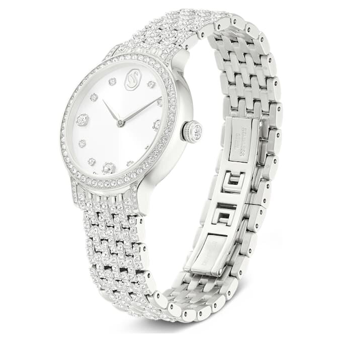 Imber-Uhr Swiss Made, Metallarmband, silberfarben, Edelstahl Imber-Uhr Swiss Made, Metallarmband, silberfarben, Edelstahl