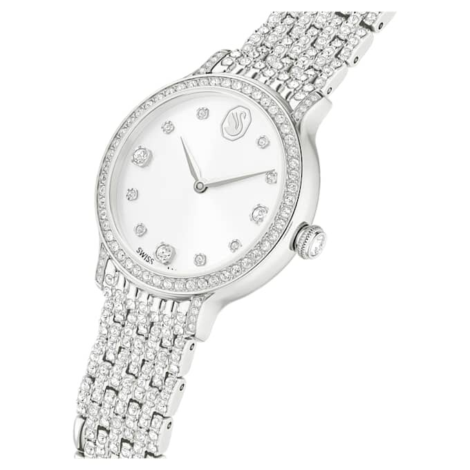 Imber-Uhr Swiss Made, Metallarmband, silberfarben, Edelstahl Imber-Uhr Swiss Made, Metallarmband, silberfarben, Edelstahl