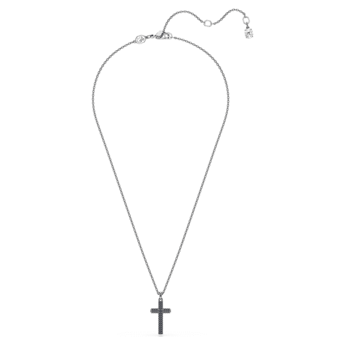 Insigne-Anhänger Kreuz, grau, rutheniumbeschichtet Insigne-Anhänger Kreuz, grau, rutheniumbeschichtet
