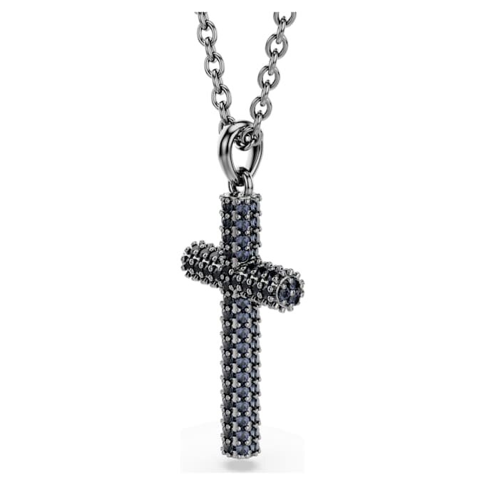 Insigne-Anhänger Kreuz, grau, rutheniumbeschichtet Insigne-Anhänger Kreuz, grau, rutheniumbeschichtet