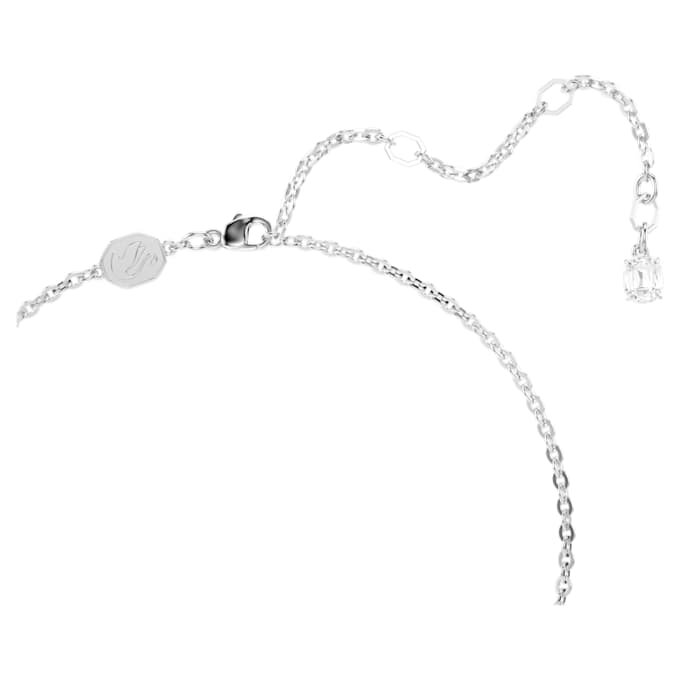 Insigne-Anhänger Pavé, Kreuz, weiss, rhodiniert Insigne-Anhänger Pavé, Kreuz, weiss, rhodiniert