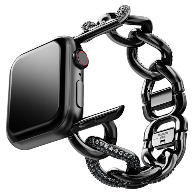 Kettenarmband für Apple Watch® 40 mm & 41 mm, schwarz, schwarze Oberfläche Kettenarmband für Apple Watch® 40 mm & 41 mm, schwarz, schwarze Oberfläche