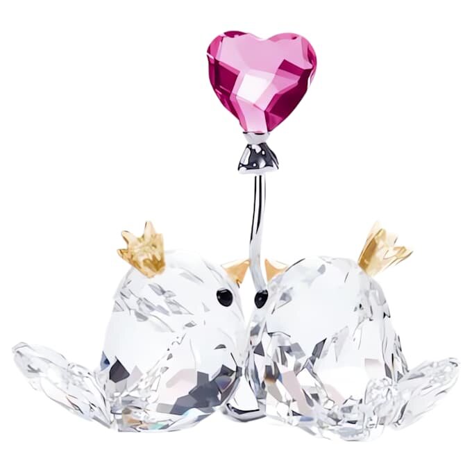 Liebesvögel mit rosa Herz Liebesvögel mit rosa Herz
