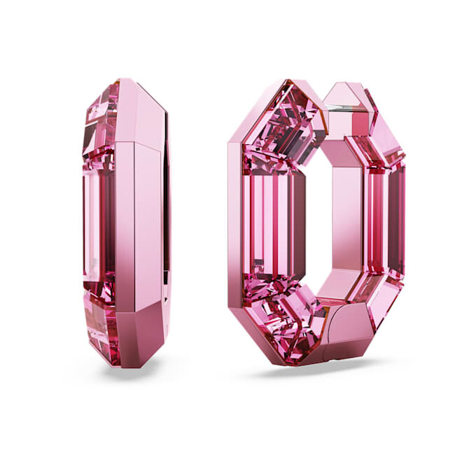 Lucent Ohrringe in Achteckform, klein, rosa Lucent Ohrringe in Achteckform, klein, rosa
