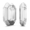 Lucent Ohrringe in Achteckform, klein, weiss Lucent Ohrringe in Achteckform, klein, weiss