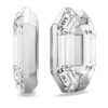 Lucent Ohrringe in Achteckform, klein, weiss Lucent Ohrringe in Achteckform, klein, weiss