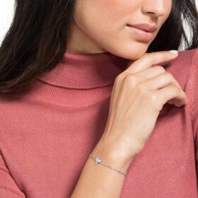 Magic-Armband «Angel», blau, rhodiniert