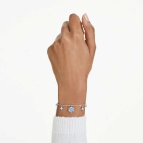 Magic-Armband «Snowflake», blau, rhodiniert Magic-Armband «Snowflake», blau, rhodiniert