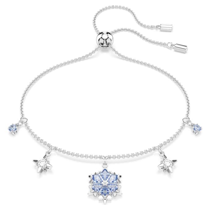 Magic-Armband «Snowflake», blau, rhodiniert Magic-Armband «Snowflake», blau, rhodiniert