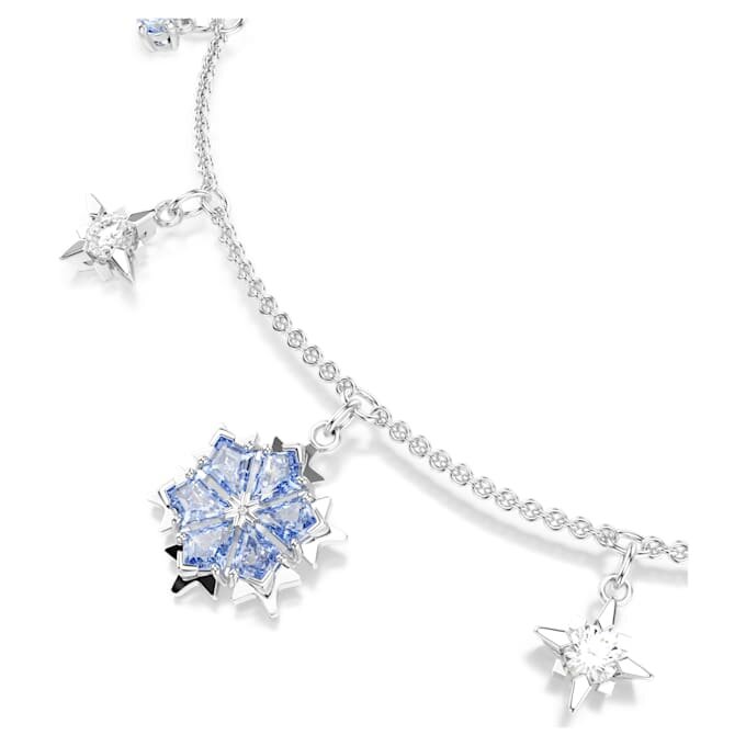 Magic-Armband «Snowflake», blau, rhodiniert Magic-Armband «Snowflake», blau, rhodiniert