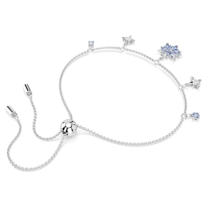 Magic-Armband «Snowflake», blau, rhodiniert Magic-Armband «Snowflake», blau, rhodiniert
