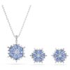 Magic Set Schneeflocke, Blau, rhodiniert Magic Set Schneeflocke, Blau, rhodiniert
