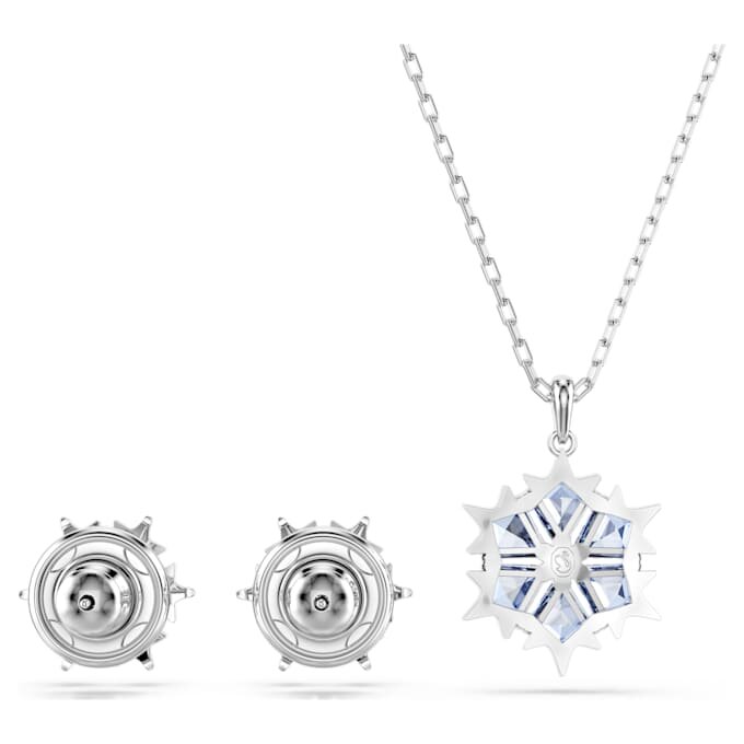 Magic Set Schneeflocke, Blau, rhodiniert Magic Set Schneeflocke, Blau, rhodiniert